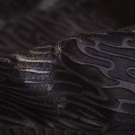 Imitace zvířecí srsti černá II.jakost