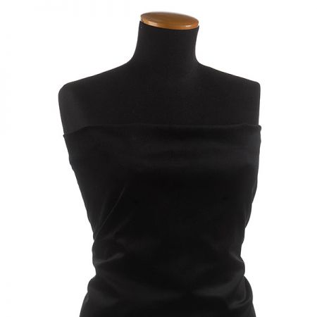 Bavlněný černý samet II. jakost