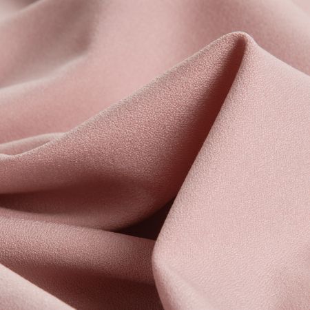 Žoržet šatový silnějsí viskoza směs pudrová růžová