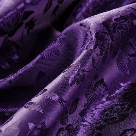 Brokát krojový nepružný tmavě fialová 