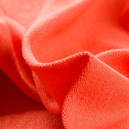 Retro úplet středně silný pastel lososový