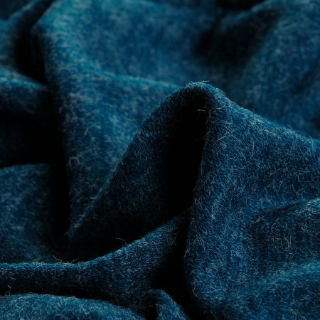 Úplet jemný teplejší s vlasem tm. zelený melír