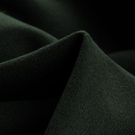 Flauš pružný oboustranný tm.zelený