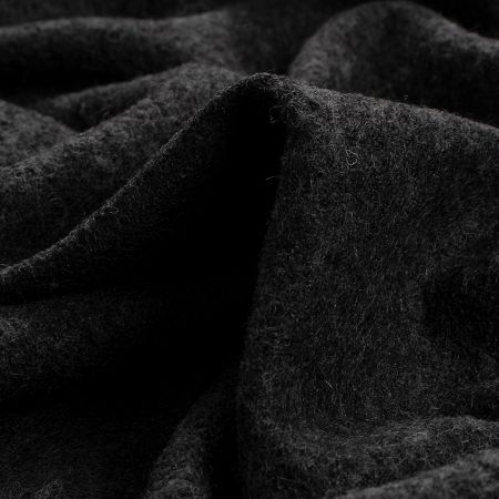 Vařená vlna tmavě šedá