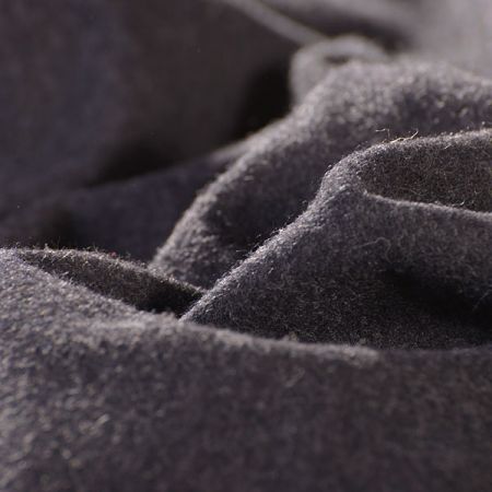 Flauš směs vlna/kašmír antracit