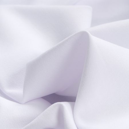 Žoržet šatový silnějsí viskoza směs lomená bílá II.jakost