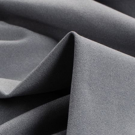 Žoržet šatový silnějsí viskoza směs šedá