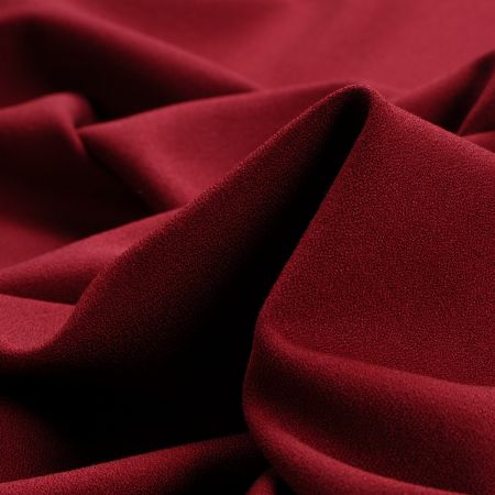 Žoržet šatový silnějsí viskoza směs vínový