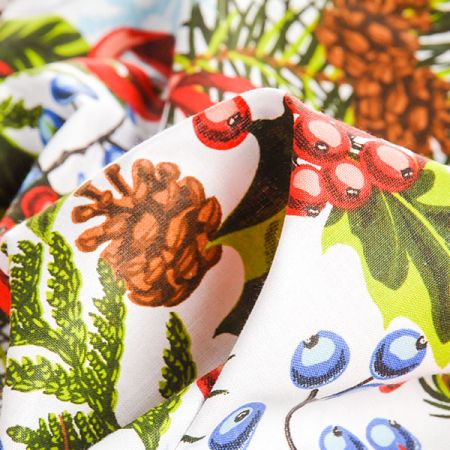 Bavlněná látka vánoční vzor vánoční hvězda