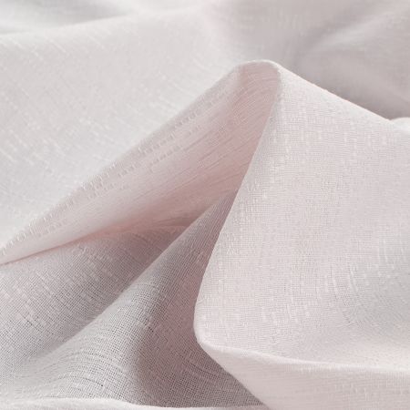 Dekorační závěsová látka pastel lomená bílá