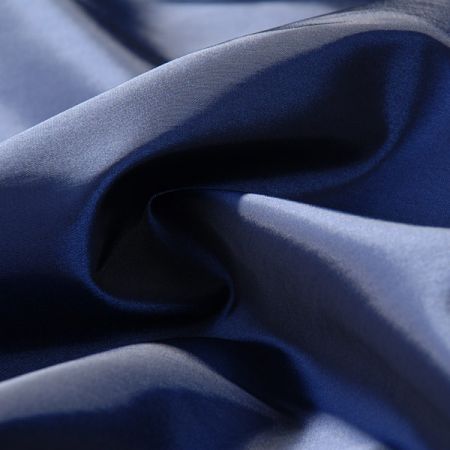 Taft hladký jemný barva šanžán tmavě modrá