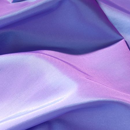 Taft hladký jemný šanžán levandulová barva