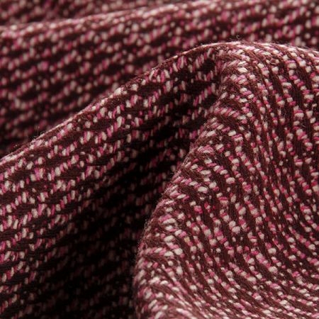 Vlněná kostýmová látka hnědočervená