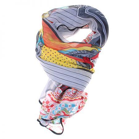 Exkluzivní šála rytířky šedá II.jakost