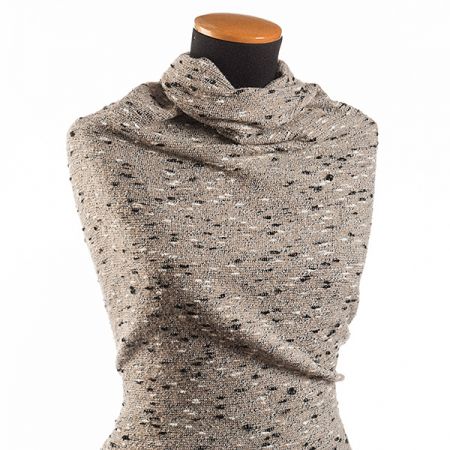 Kostýmová vlněná látka bukle Art Fabrics