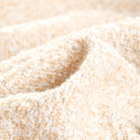 Kostýmová vlněná látka bukle Art Fabrics