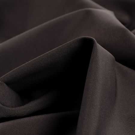 Kostýmová látka pružná tm.hnědá