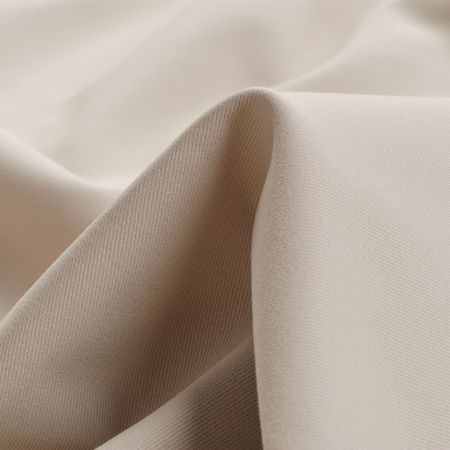 Bavlněná pevnější látka s jemným vlasem béžová