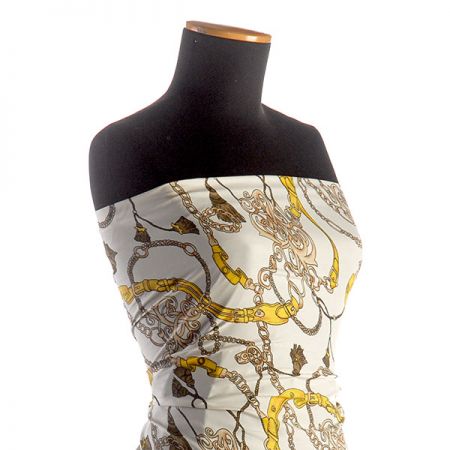 Krepdešín imitace hedvábí pásky