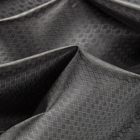 Podšívka žakárová kosočtverce černá