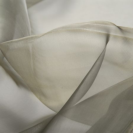 Organza jednobarevná khaki