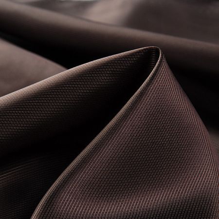 Podšívka keprové vazby šanžán hnědá/černá