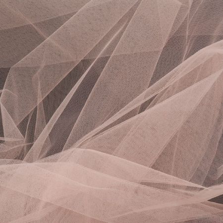 Šatový tyl starorůžový