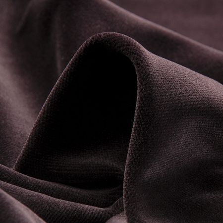 Samet bavlněný nepružný temně fialový