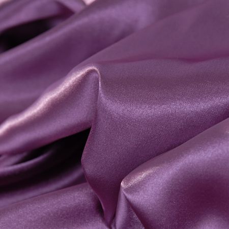 Satén taft pružný fialový