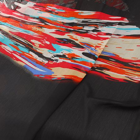 Efektní šifon fantazie barev