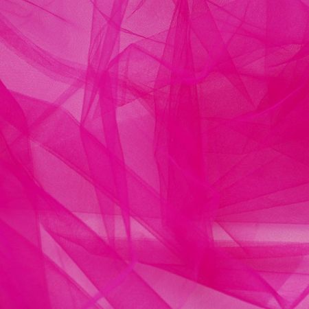 Šatový tyl fuchsiový