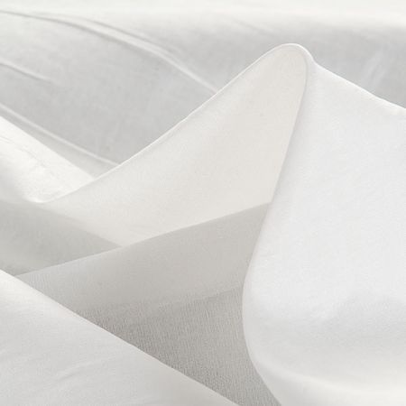 Organza viskoza lomená bílá