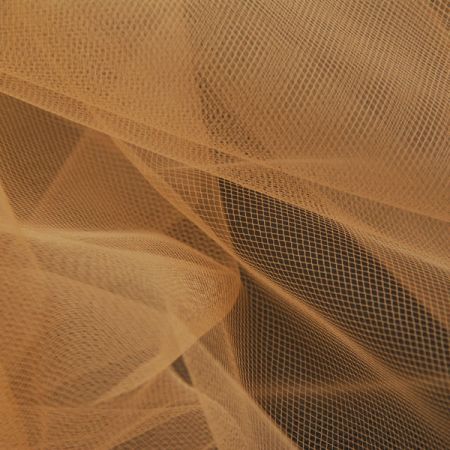 Šatový tyl světle hnědý