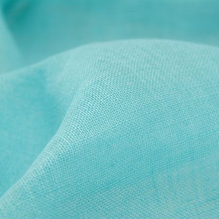 Len organtýn hladký sv. tyrkysový