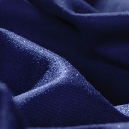 Silnější hřejivý úplet s drobným vlasem tmavomodrý