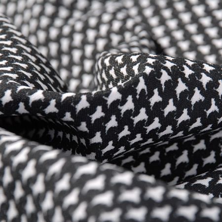 Pružná látka na jarné / letné kostým pepito čiernobiela