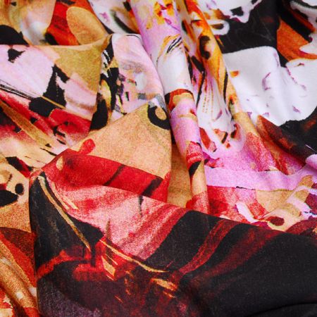 Úplet tisk fantazie barev