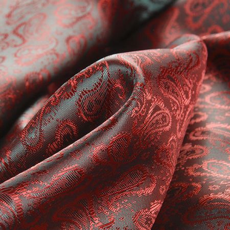 Podšívka žakárová vínová