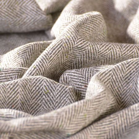 Látka na kostým/kabát vzor rybí kost