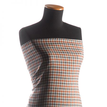 Vlněná kostýmovka kostka šedá