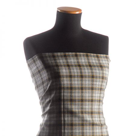 Vlněná kostýmovka kostka šedá