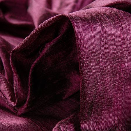 Hedvábný šantung vínový