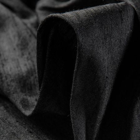 Hedvábný šantung černý