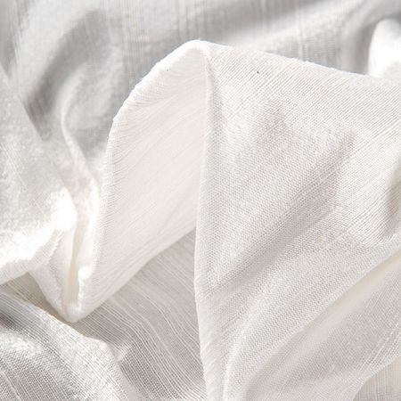 Hedvábný šantung bílý