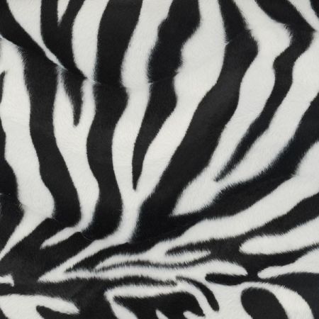 Metráž - imitace zvířecí srsti, zebra II.jakost