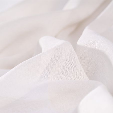 Látka pružný bavlněný organtýn břízový