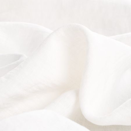 Len jemný barva slonová kost 250 cm šíře