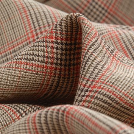 Lněná kostýmová látka vzor Esterházy