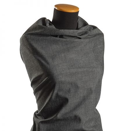 Pružná riflovina černočerný melír