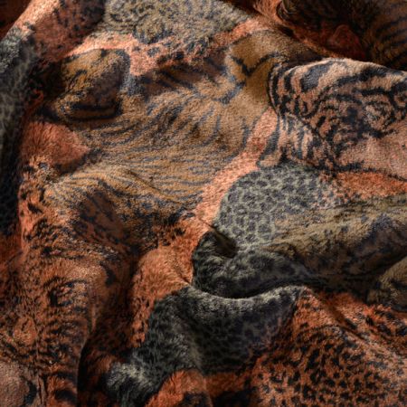Imitace kožešiny motiv tygr, gepard